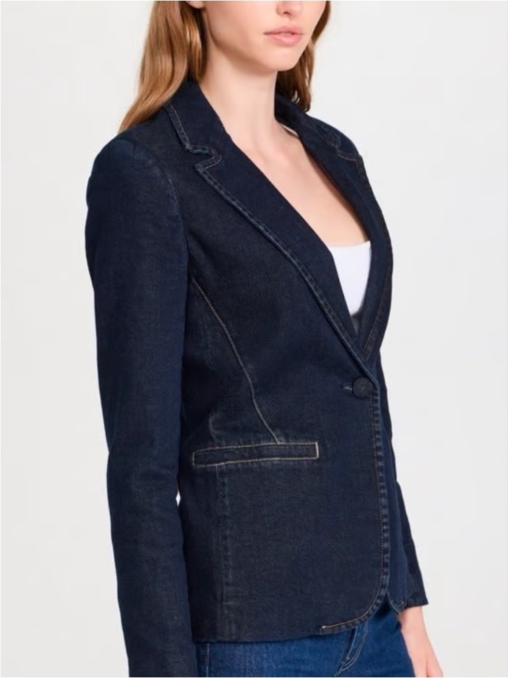 Truth by Republic Dark Indigo Denim Blazer